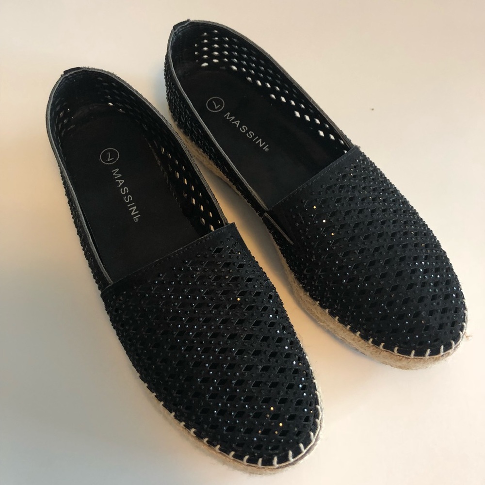 🚨SOLD!!!! Massini Black Espadrilles